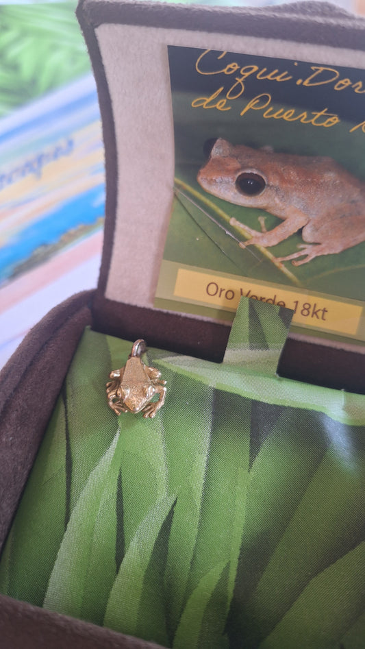 Coqui Dorado 18kt gold