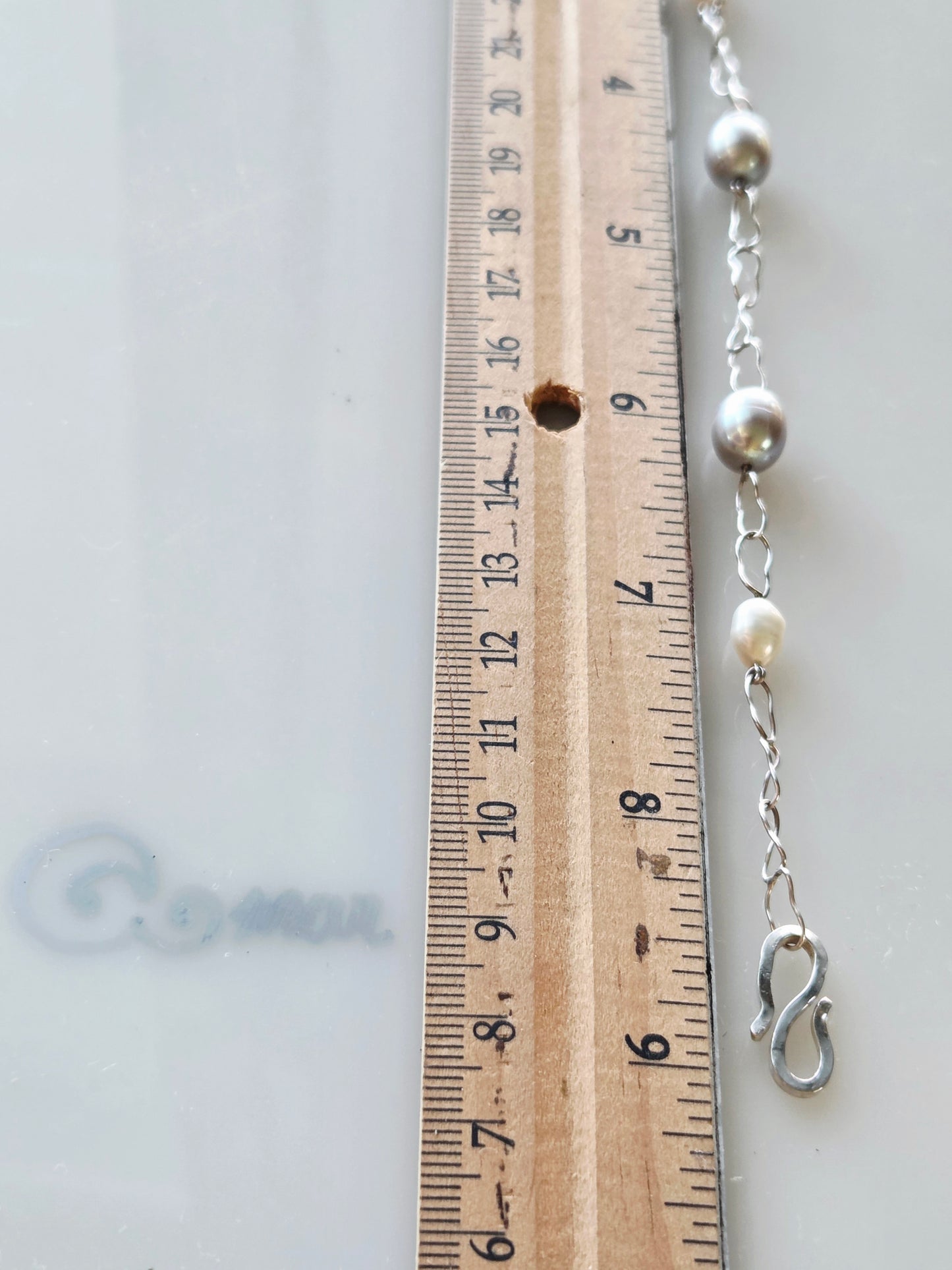 Eternity link Pearl Bracelet