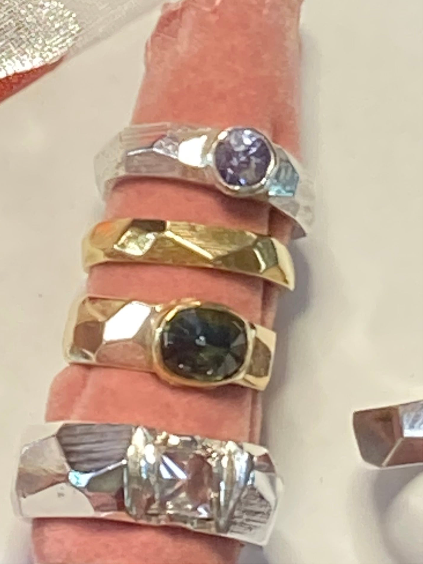 FAZETA 18k Green Gold Band