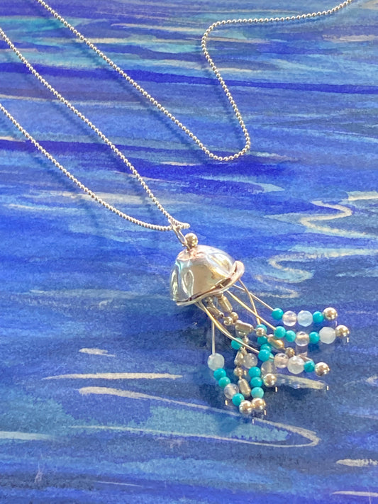 Turquoise and rose quartz