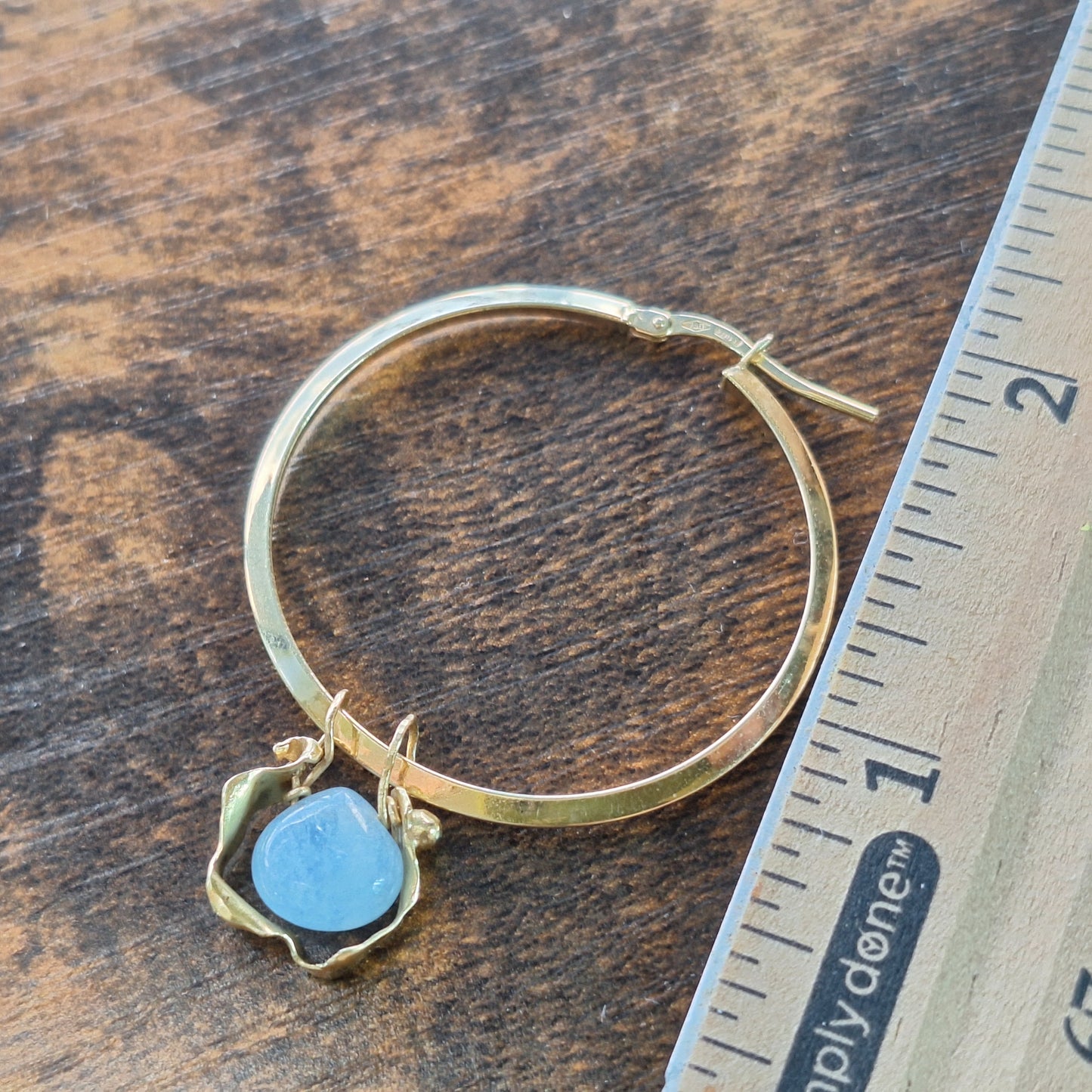 Aquamarine Earring