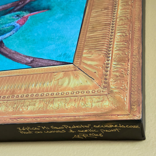 "Mi San Pedrito" Mounted Canvas