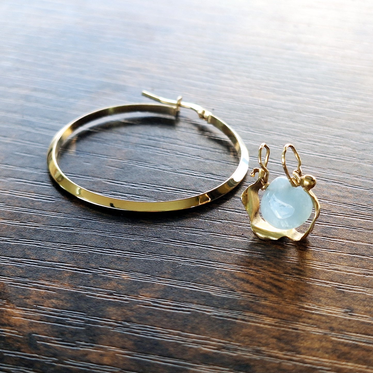 Aquamarine Earring