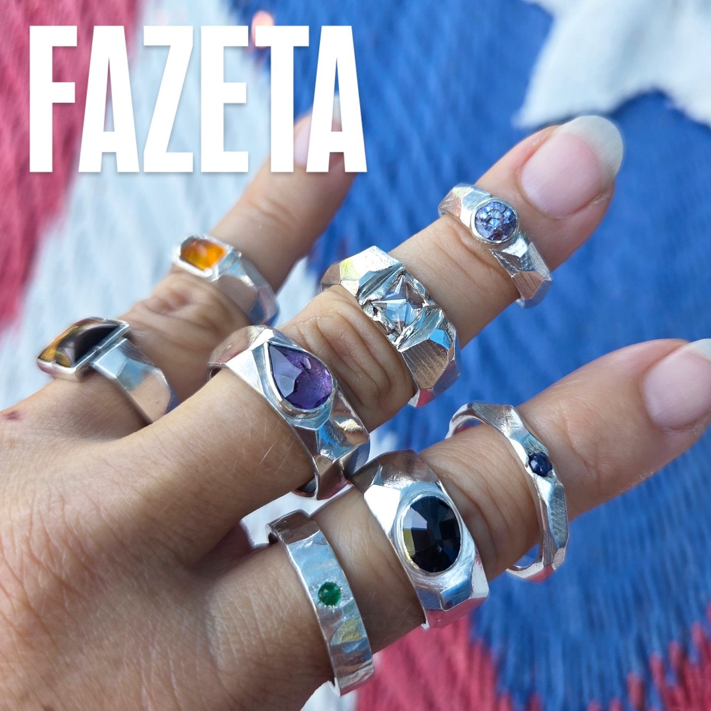 FAZETA Sapphire Cab band